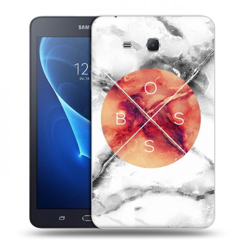 Дизайнерский силиконовый чехол для Samsung Galaxy Tab A 7 (2016) Мраморные тренды