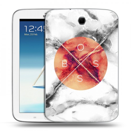 Дизайнерский силиконовый чехол для Samsung Galaxy Note 8.0 Мраморные тренды