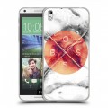 Дизайнерский пластиковый чехол для HTC Desire 816 Мраморные тренды