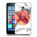 Дизайнерский пластиковый чехол для Microsoft Lumia 640 Мраморные тренды