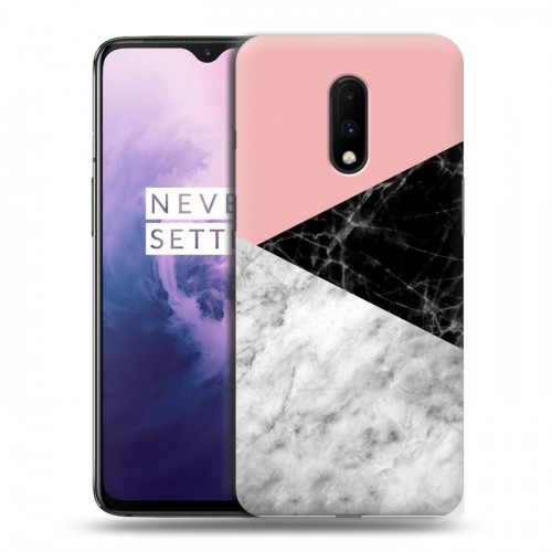 Дизайнерский пластиковый чехол для OnePlus 7 Мраморные тренды