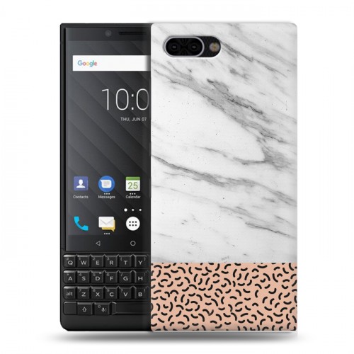 Дизайнерский пластиковый чехол для BlackBerry KEY2 Мраморные тренды