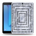 Дизайнерский силиконовый чехол для Samsung Galaxy Tab S3 Геометрический мрамор