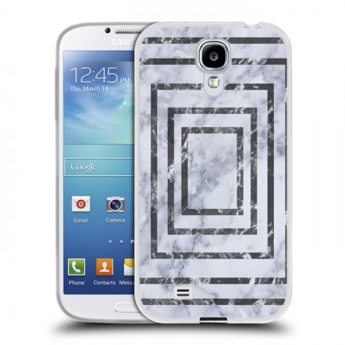 Дизайнерский пластиковый чехол для Samsung Galaxy S4 Геометрический мрамор