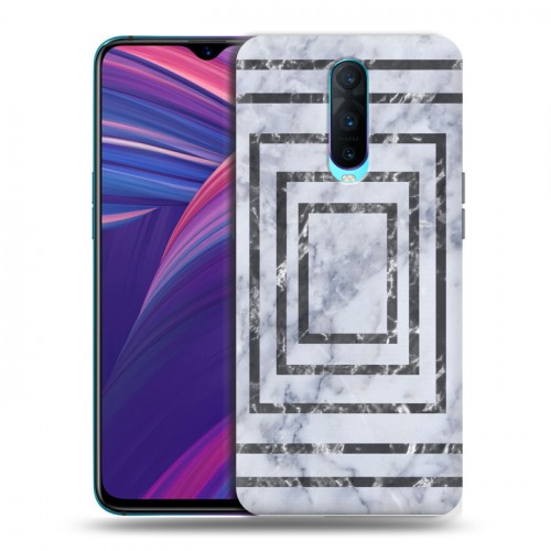 Дизайнерский пластиковый чехол для OPPO RX17 Pro Геометрический мрамор