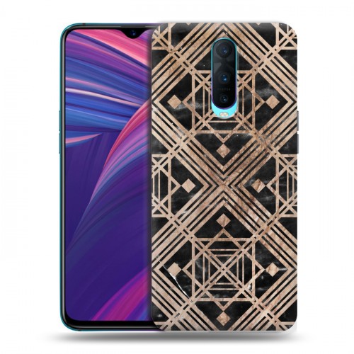 Дизайнерский пластиковый чехол для OPPO RX17 Pro Геометрический мрамор