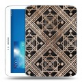 Дизайнерский силиконовый чехол для Samsung Galaxy Tab 3 10.1 Геометрический мрамор