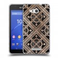 Дизайнерский пластиковый чехол для Sony Xperia E4g Геометрический мрамор