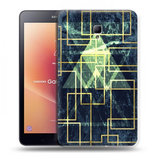 Дизайнерский силиконовый чехол для Samsung Galaxy Tab A 8.0 (2017) Геометрический мрамор