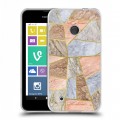 Дизайнерский пластиковый чехол для Nokia Lumia 530 Геометрический мрамор