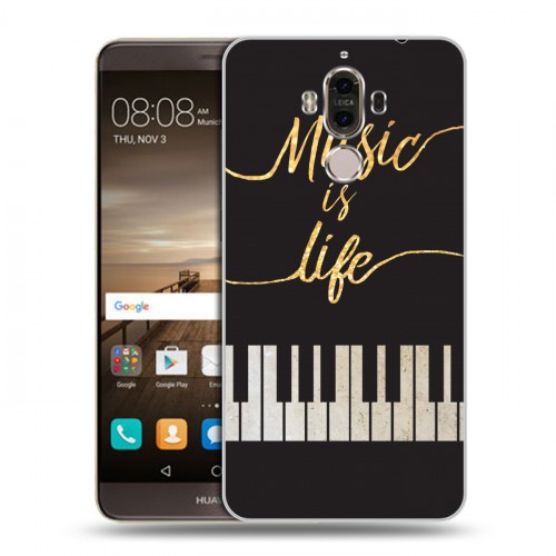 Дизайнерский пластиковый чехол для Huawei Mate 9 Дизайнерское пианино
