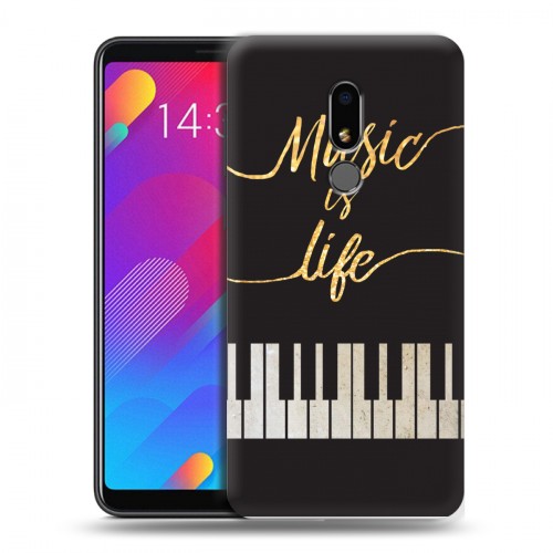 Дизайнерский пластиковый чехол для Meizu M8 Lite Дизайнерское пианино