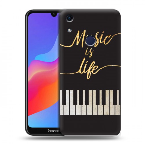 Дизайнерский пластиковый чехол для Huawei Honor 8A Дизайнерское пианино