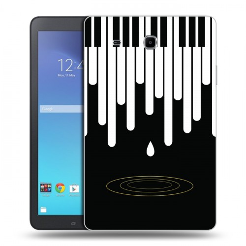 Дизайнерский силиконовый чехол для Samsung Galaxy Tab E 9.6 Дизайнерское пианино