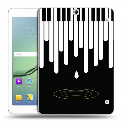 Дизайнерский силиконовый чехол для Samsung Galaxy Tab S2 9.7 Дизайнерское пианино