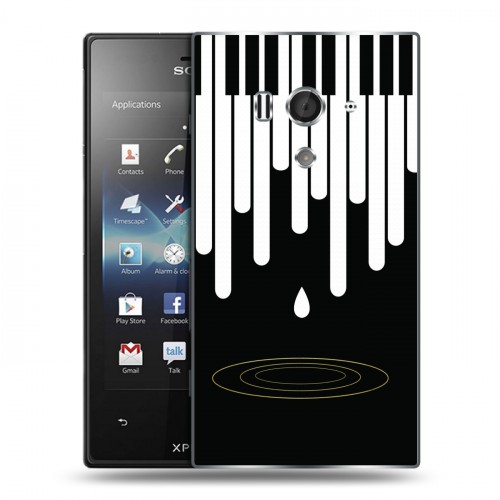 Дизайнерский пластиковый чехол для Sony Xperia acro S Дизайнерское пианино