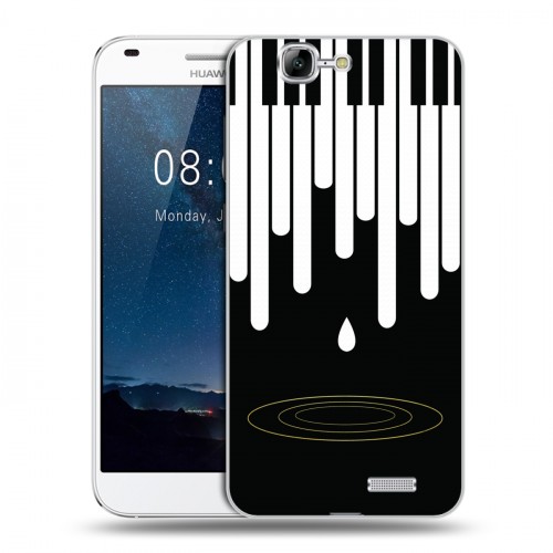 Дизайнерский пластиковый чехол для Huawei Ascend G7 Дизайнерское пианино