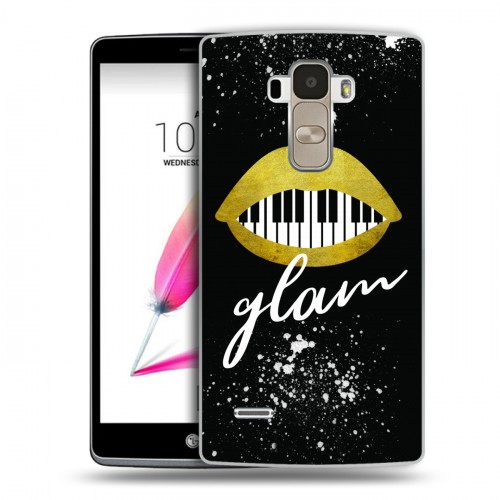 Дизайнерский пластиковый чехол для LG G4 Stylus Дизайнерское пианино