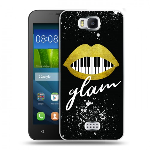Дизайнерский пластиковый чехол для Huawei Y5c Дизайнерское пианино