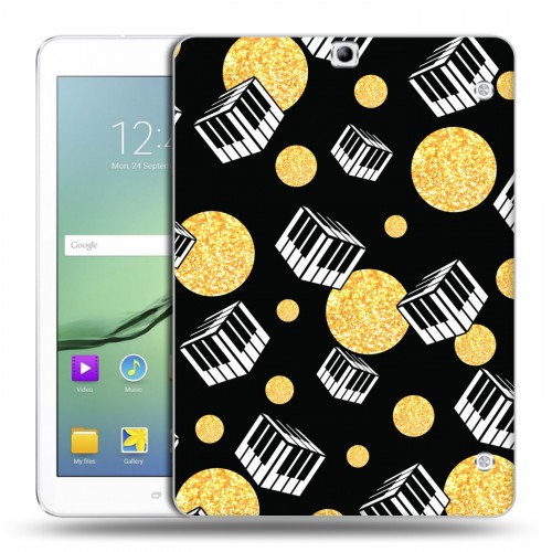 Дизайнерский силиконовый чехол для Samsung Galaxy Tab S2 9.7 Дизайнерское пианино