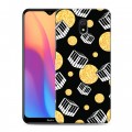 Дизайнерский силиконовый с усиленными углами чехол для Xiaomi RedMi 8A Дизайнерское пианино