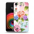 Дизайнерский силиконовый чехол для LG X Power Романтик цветы