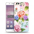 Дизайнерский пластиковый чехол для Huawei Honor 8 Романтик цветы
