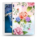 Дизайнерский силиконовый чехол для Lenovo Tab 2 A10-30 Романтик цветы