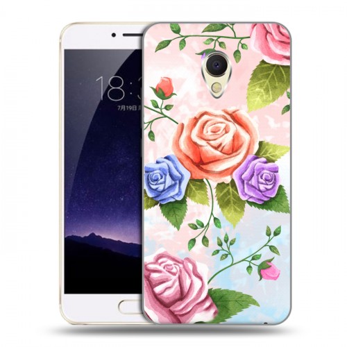 Дизайнерский пластиковый чехол для Meizu MX6 Романтик цветы