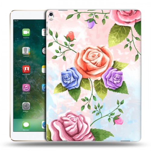 Дизайнерский пластиковый чехол для Ipad Pro 12.9 (2017) Романтик цветы