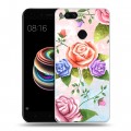 Дизайнерский силиконовый чехол для Xiaomi Mi5X Романтик цветы