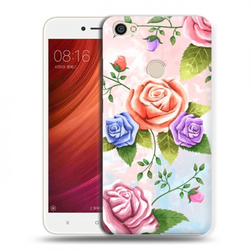 Дизайнерский пластиковый чехол для Xiaomi RedMi Note 5A Pro Романтик цветы