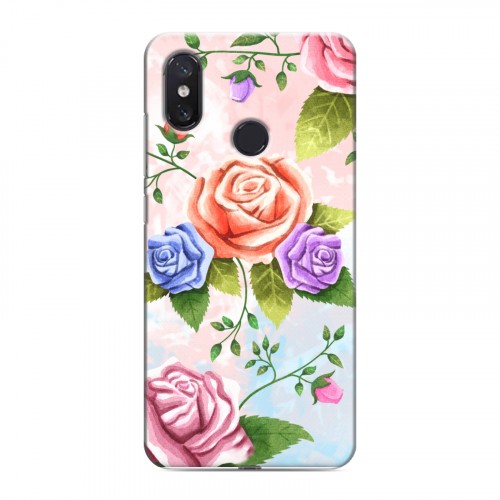 Дизайнерский пластиковый чехол для Xiaomi Mi8 Романтик цветы