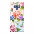 Дизайнерский силиконовый чехол для Samsung Galaxy Note 9 Романтик цветы