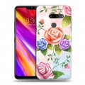 Дизайнерский пластиковый чехол для LG G8 ThinQ Романтик цветы