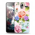 Дизайнерский силиконовый чехол для Lenovo S580 Ideaphone Романтик цветы