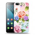 Дизайнерский пластиковый чехол для Huawei Honor 4X Романтик цветы