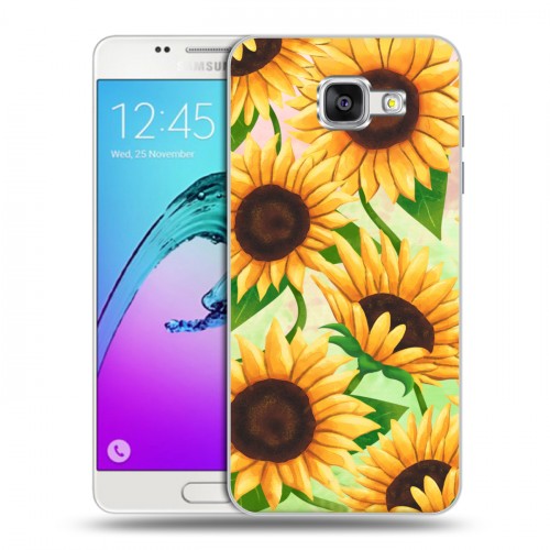 Дизайнерский силиконовый чехол для Samsung Galaxy A5 (2016) Романтик цветы
