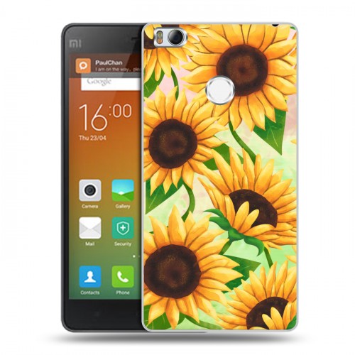 Дизайнерский пластиковый чехол для Xiaomi Mi4S Романтик цветы