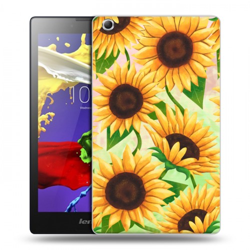 Дизайнерский силиконовый чехол для Lenovo Tab 3 7 Essential Романтик цветы