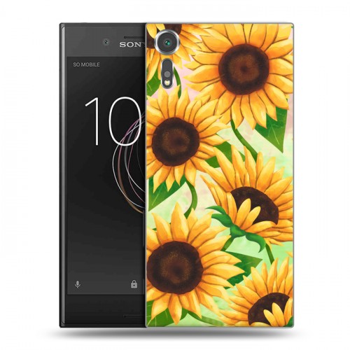 Дизайнерский пластиковый чехол для Sony Xperia XZs Романтик цветы