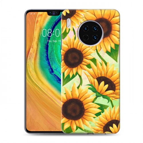 Дизайнерский пластиковый чехол для Huawei Mate 30 Романтик цветы