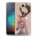 Дизайнерский силиконовый чехол для Xiaomi RedMi Pro Животные с цветами