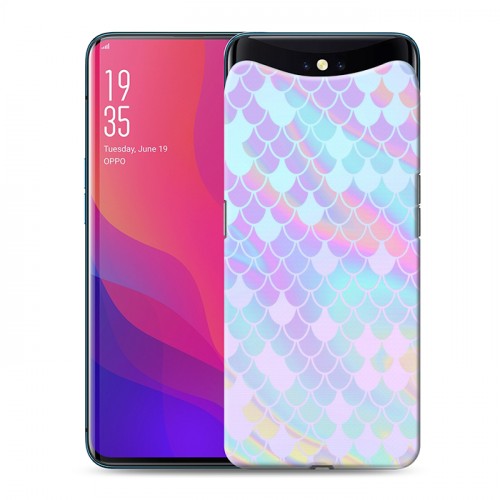 Дизайнерский силиконовый чехол для OPPO Find X Чешуя