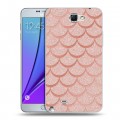 Дизайнерский пластиковый чехол для Samsung Galaxy Note 2 Чешуя