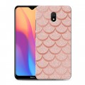 Дизайнерский силиконовый с усиленными углами чехол для Xiaomi RedMi 8A Чешуя