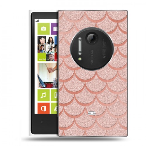 Дизайнерский пластиковый чехол для Nokia Lumia 1020 Чешуя