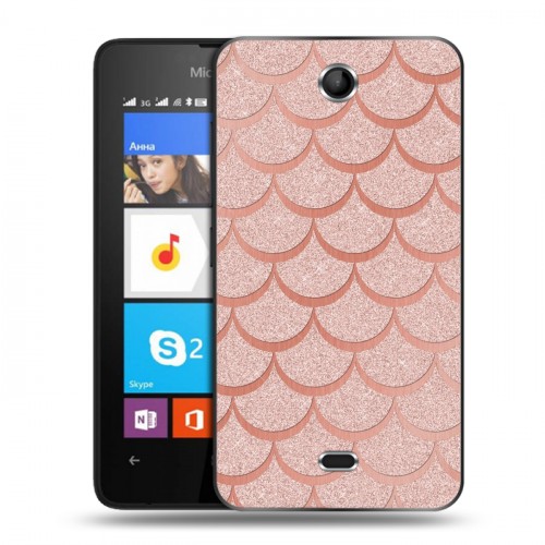 Дизайнерский силиконовый чехол для Microsoft Lumia 430 Dual SIM Чешуя
