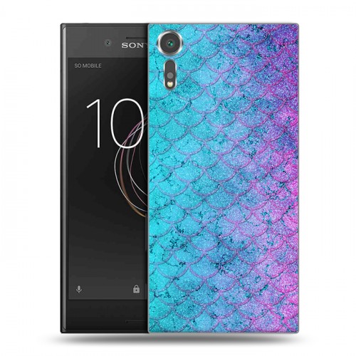 Дизайнерский пластиковый чехол для Sony Xperia XZs Чешуя