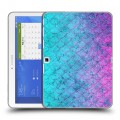 Дизайнерский силиконовый чехол для Samsung Galaxy Tab 4 10.1 Чешуя
